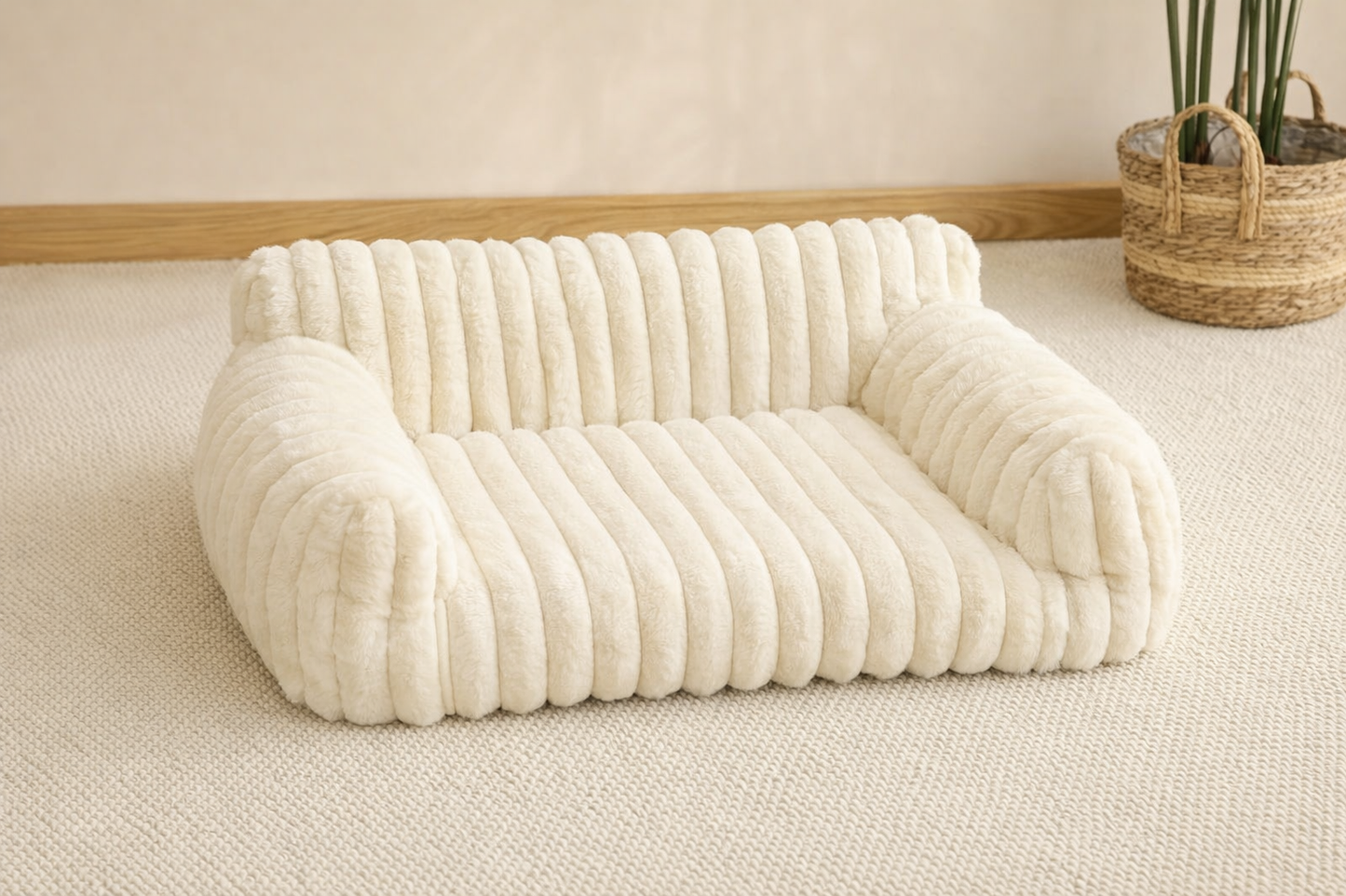 Cozy Cat Sofa - Cream Edition