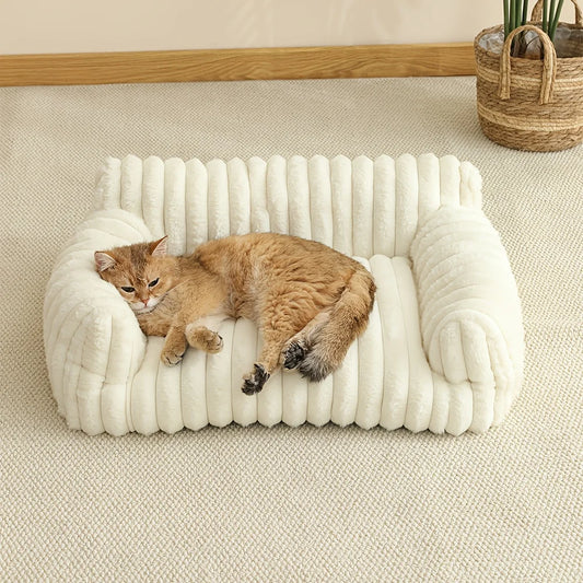 Cozy Cat Sofa - Cream Edition